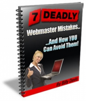 Product picture Deadly Webmaster Mistakes And How You Can Avoid Them!